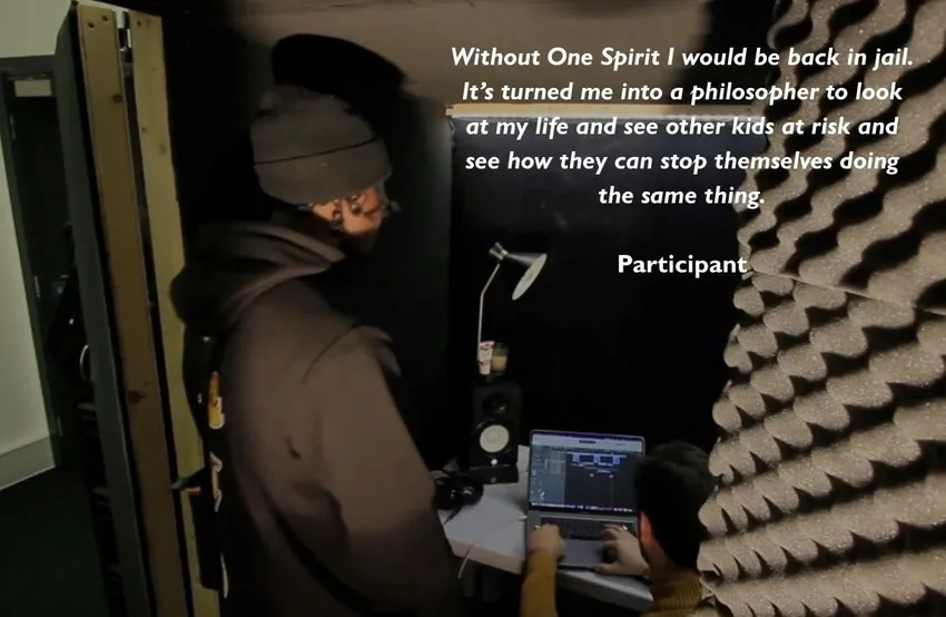 One Spirit participant working with mentor