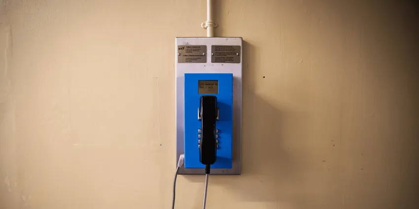 Prison wing phone