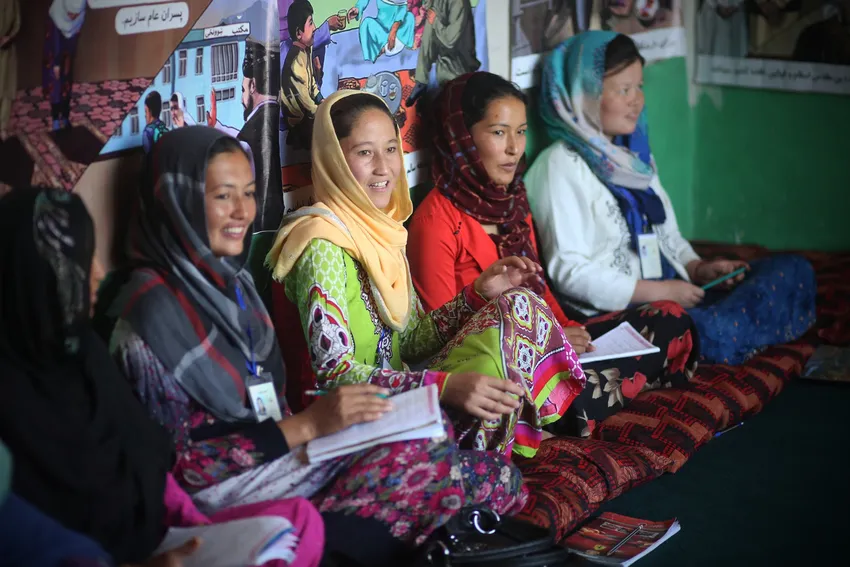 Women for Women International classroom in Afghanistan. Photo: Rada Akbar