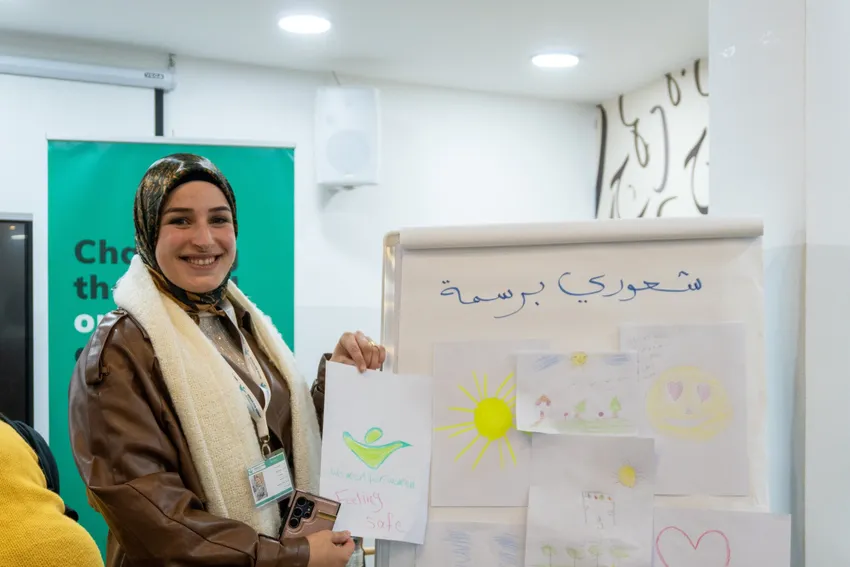 Stronger Women, Stronger Nations programme pilot in Palestine. Photo: Women for Women International