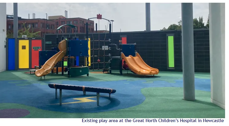 Existing play area