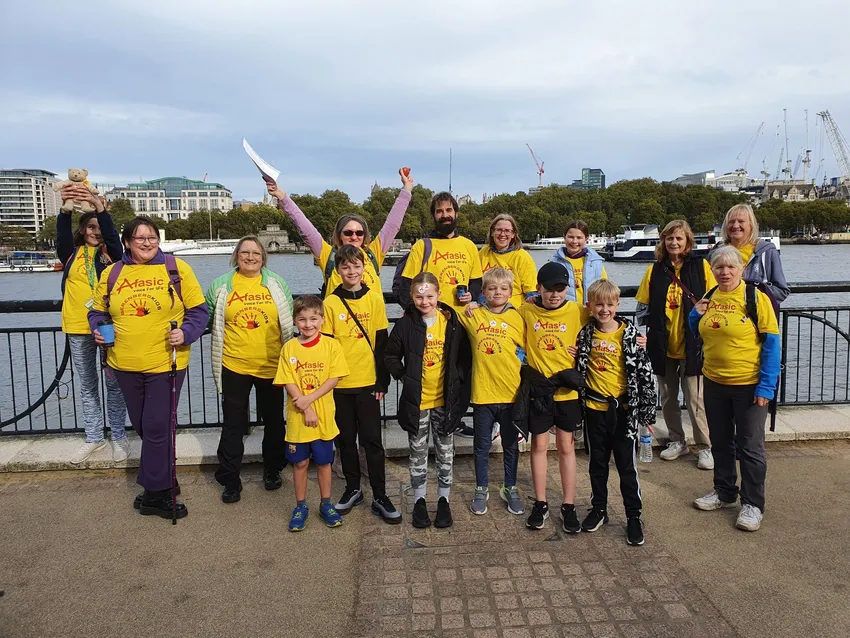 Families Fundraising for Afasic.
