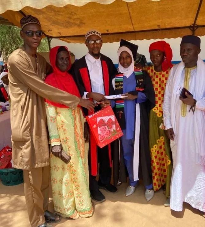 celebrating the qualification of 2 nurses