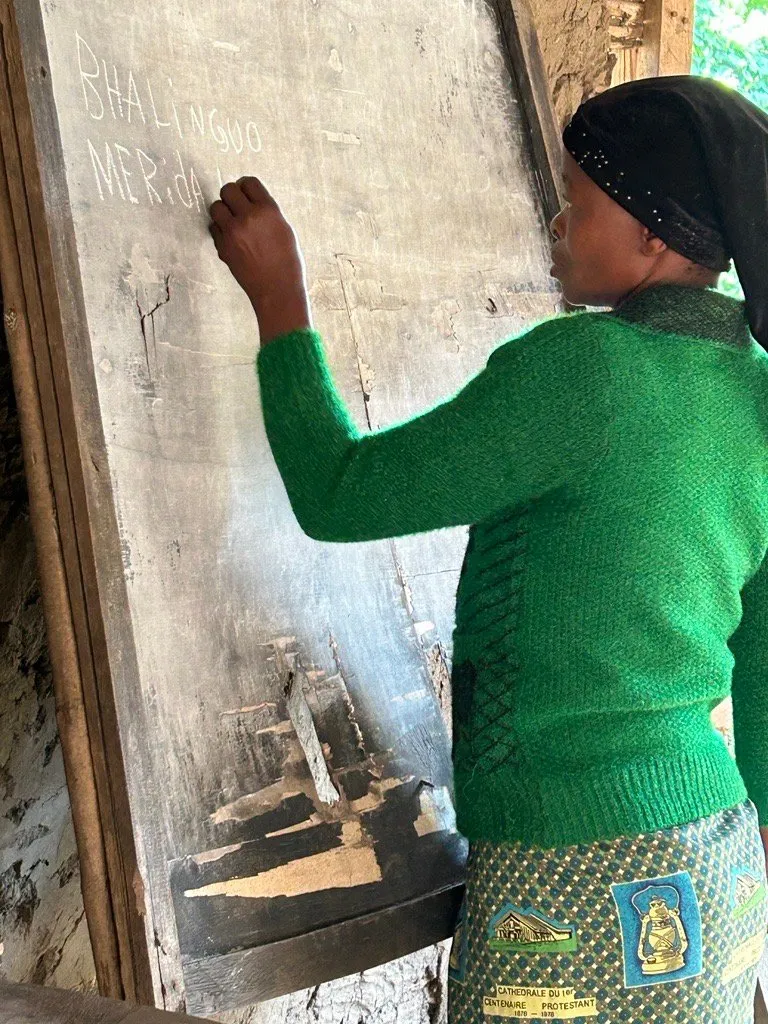 Merda practising literacy