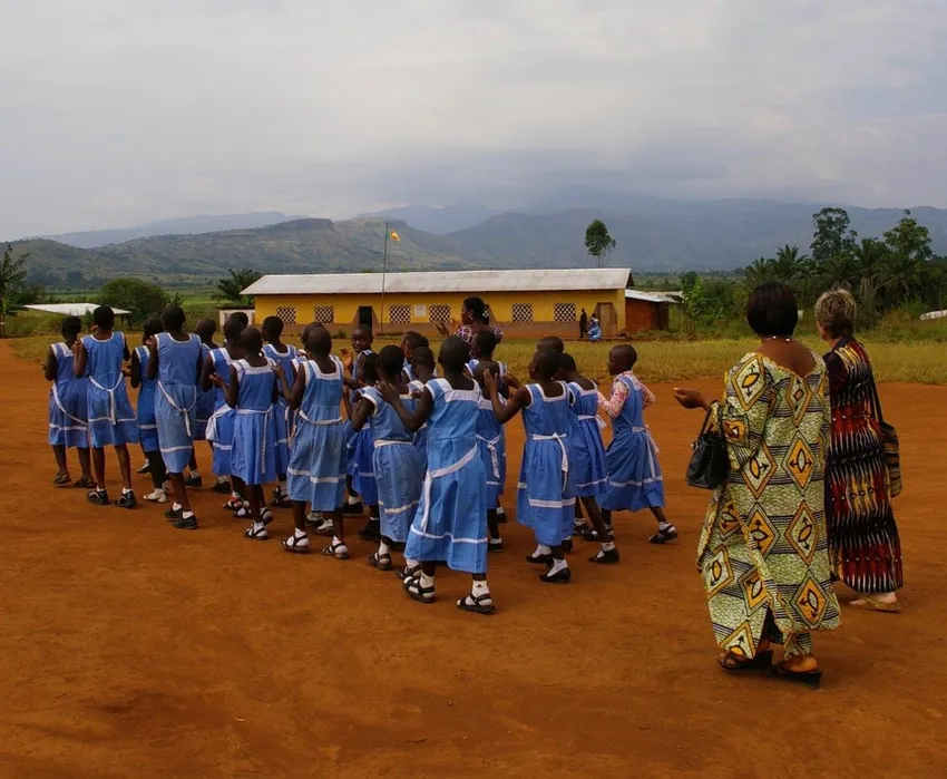 Girls classrooms in Bamali