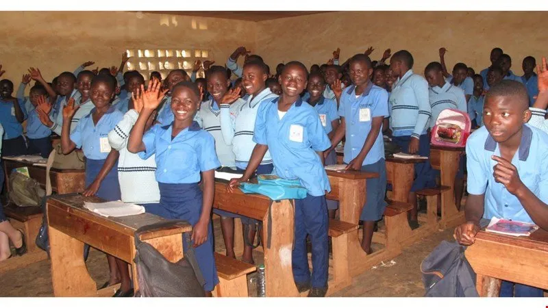 Cameroon school-children
