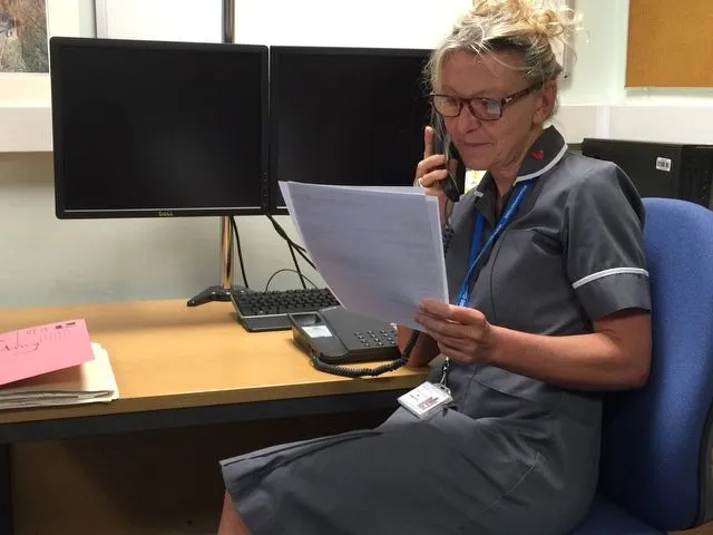 Ask Eve nurse on the phone