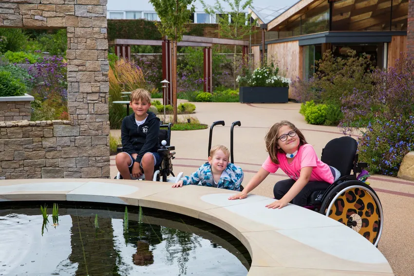 Children Playing Horatio's Garden Stoke Mandeville. Credit Mark Lord