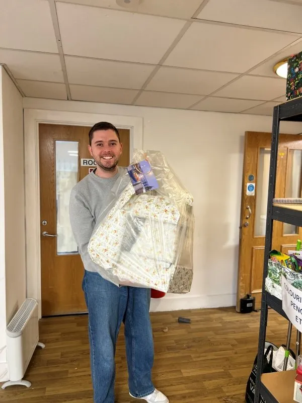 Taking gifts to be delivered