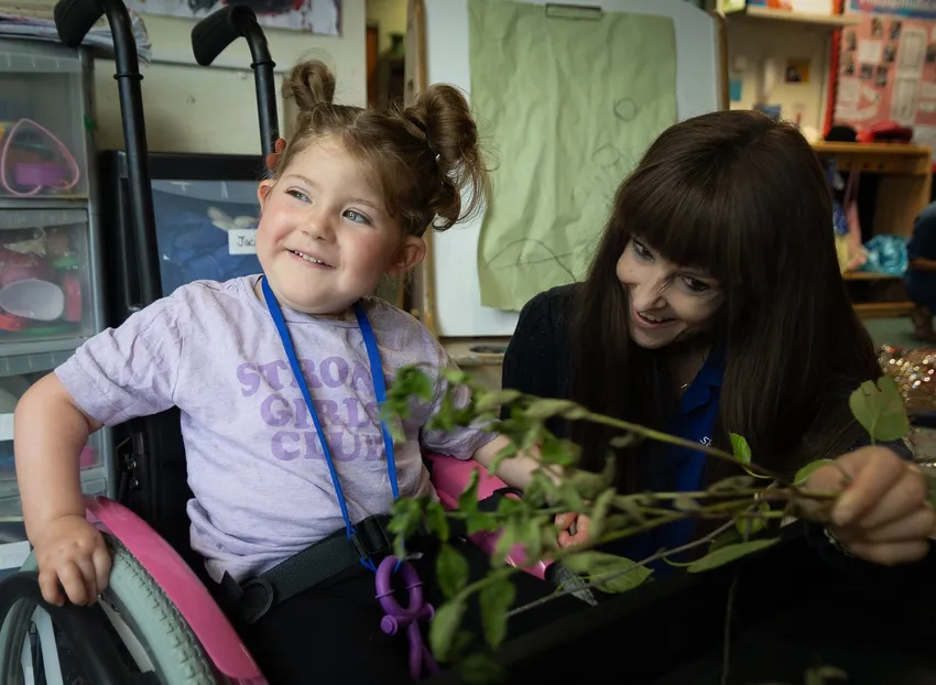 EYP with sensory flowers