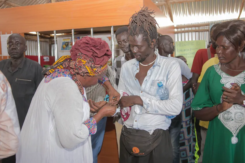 GUA Africa Founder, Emmanuel Jal visiting Gatwitch Hub in 2023