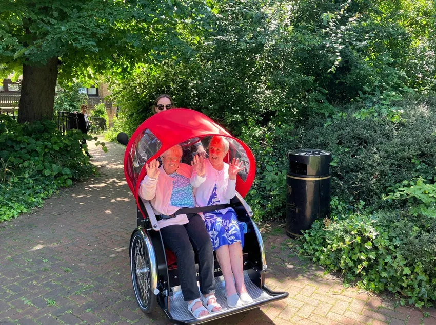 Cycling Without Age Southwark Helping older people 'feel the wind in their hair'
