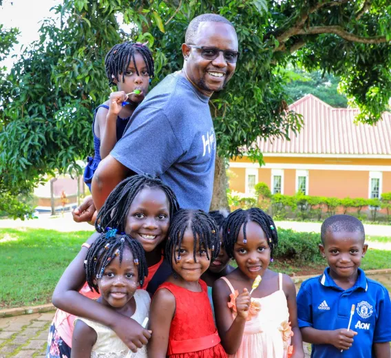 Destiny Africa Founder Arnold Muwonge as the Kampala Children’s Centre celebrates 20 years of transformation