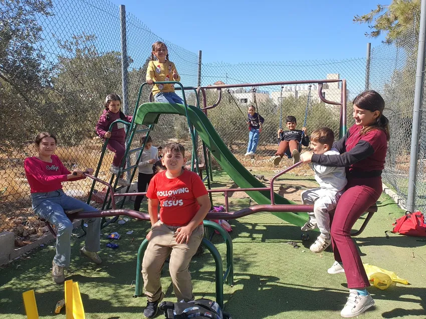 Safe spaces for children to play in and make friends