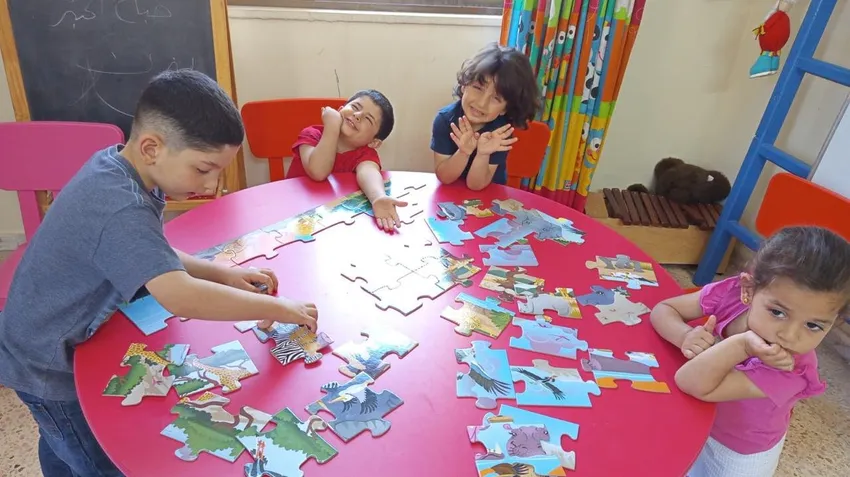 Preschool children learning through play