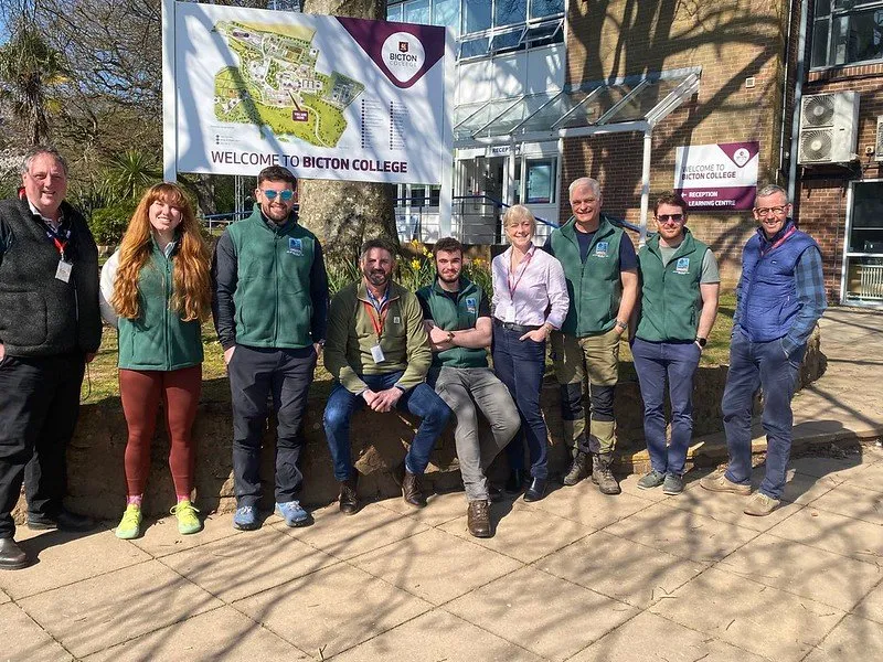 Rural Week Participants at Bicton College in Devon