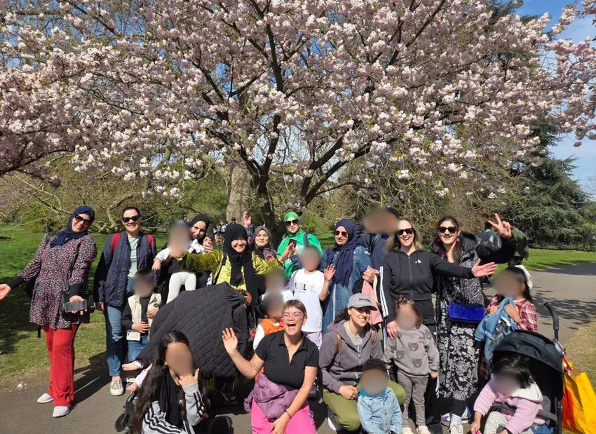 Group faces blurred Kew April2025