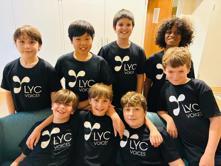 LYC's Boys take part in an LYC Voices project