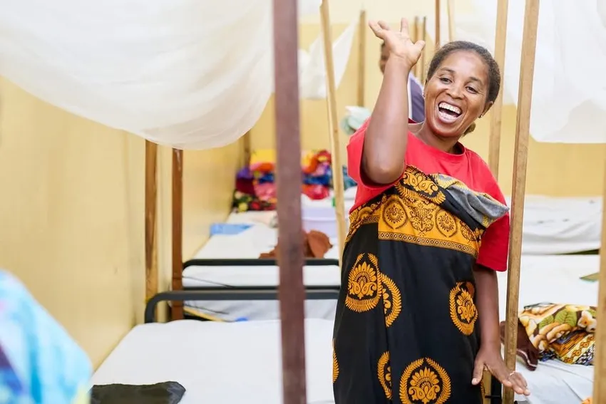 A joyful celebration when a patient is healed