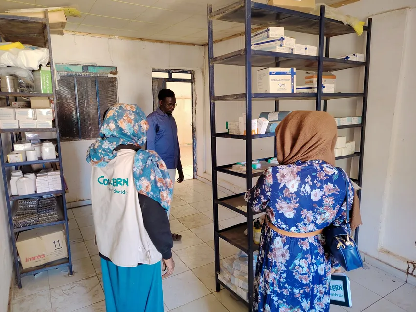 Stocked healthcare centre in Sudan