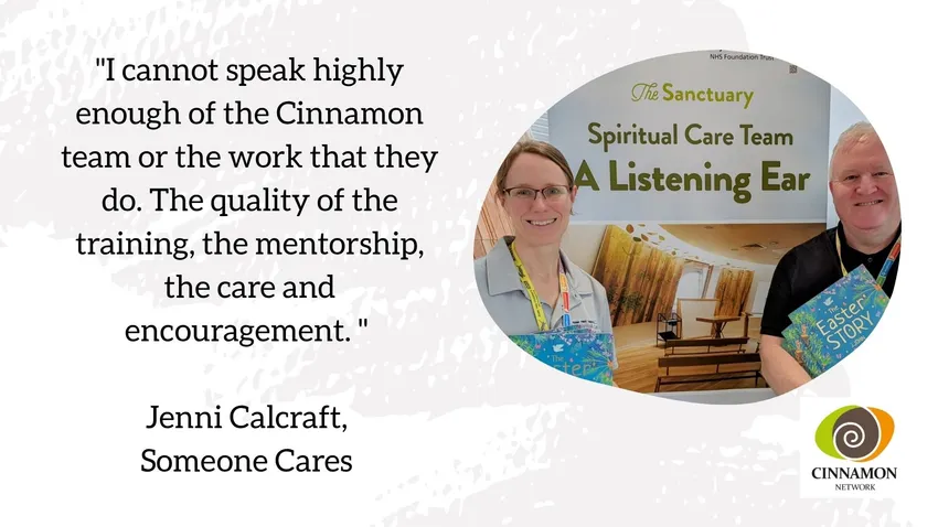 Jenni Calcraft from Someone Cares