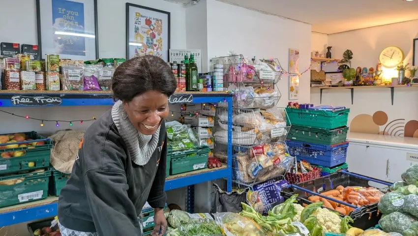 Mercy in Action - Action pantry at Christmas