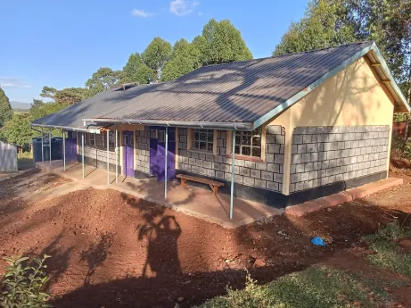 The first classroom we built at Niaver!