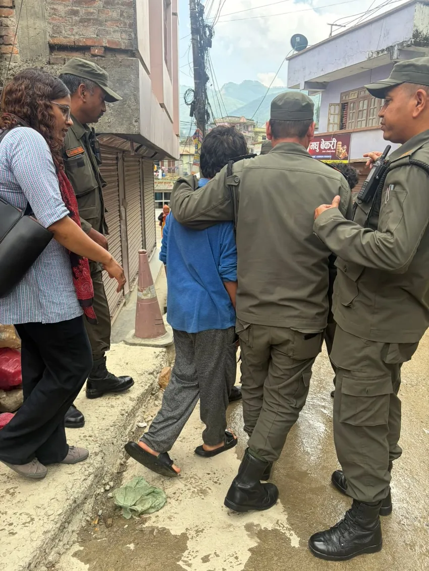 We always work with the police when we rescue children from forced labour