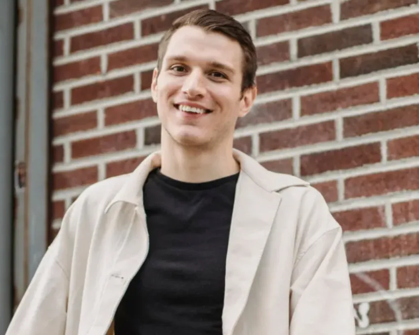 Smiling young man