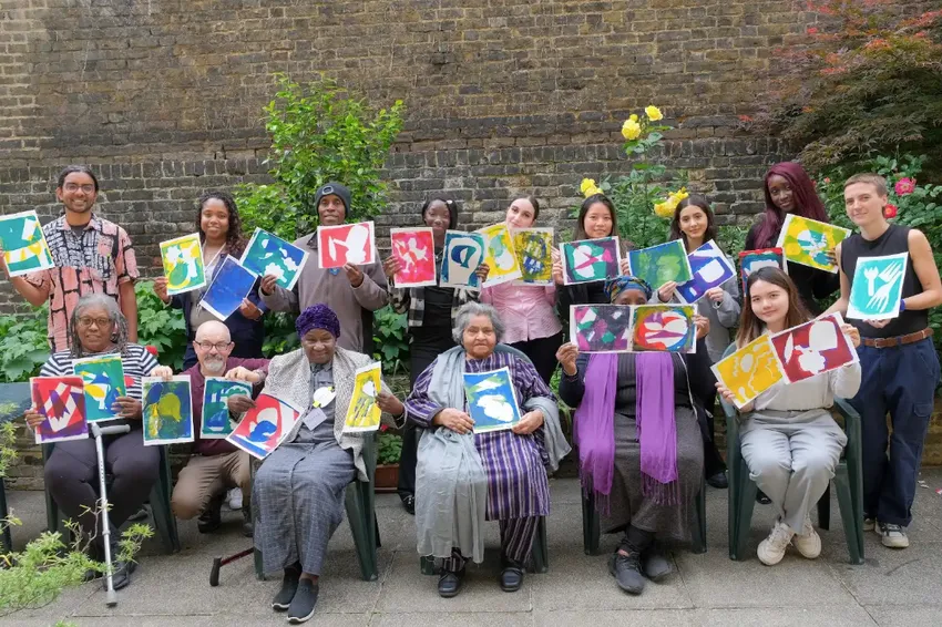 Magic Me's Creative Mix group - younger and older people get to know each other through art