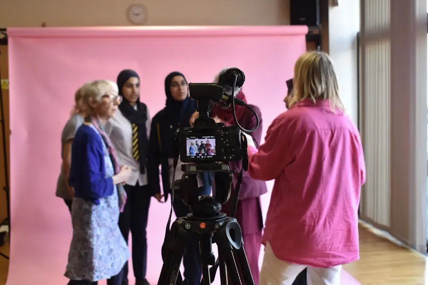 A Magic me filmmaking project for local girls' schools and older neighbours