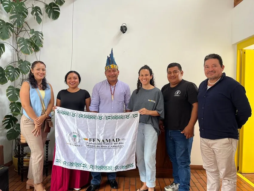 FENAMAD Veedurias and Legal team in Lima with Daniela