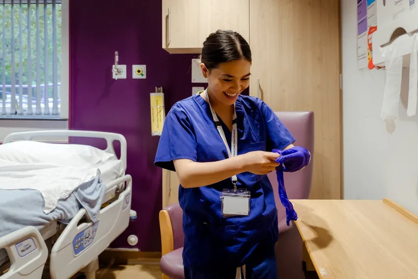 Young person on Health and Social Care Programme