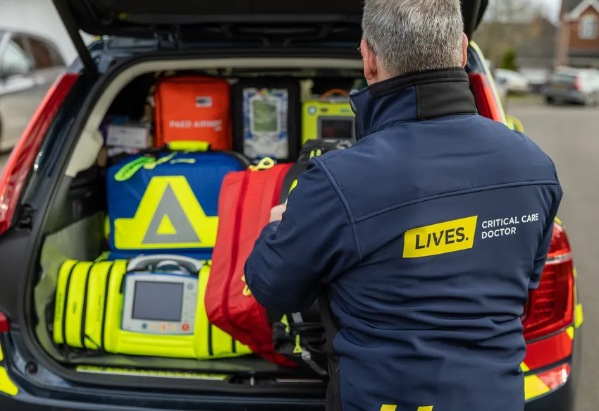 LIVES East Coast Critical Care Car, Medic 50.