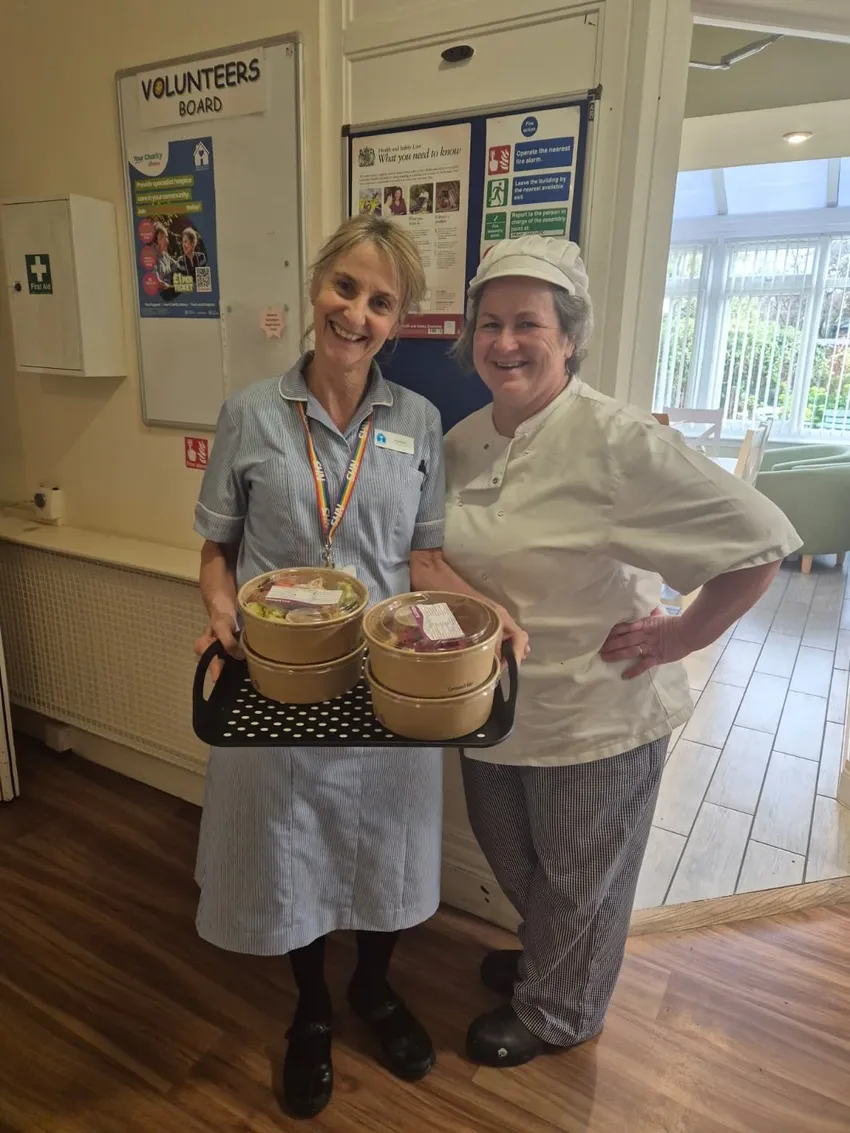 Christmas Lunches ready for Patients & Families