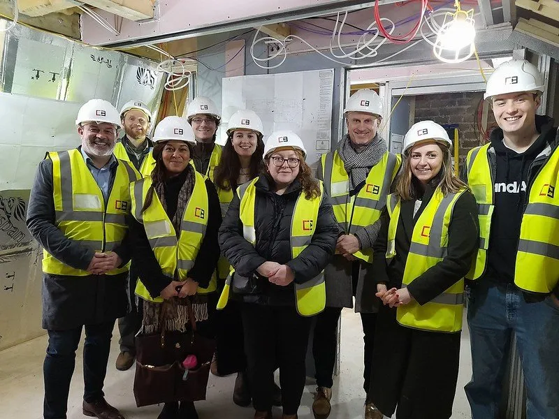 Site visit to an Employability Programme funded project
