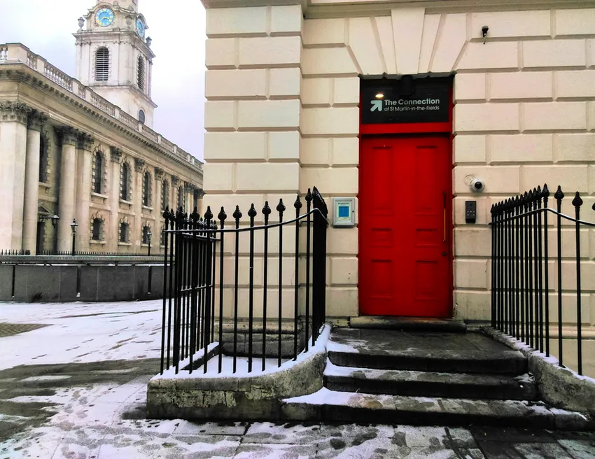 The Connection's Day Centre on a winter morning