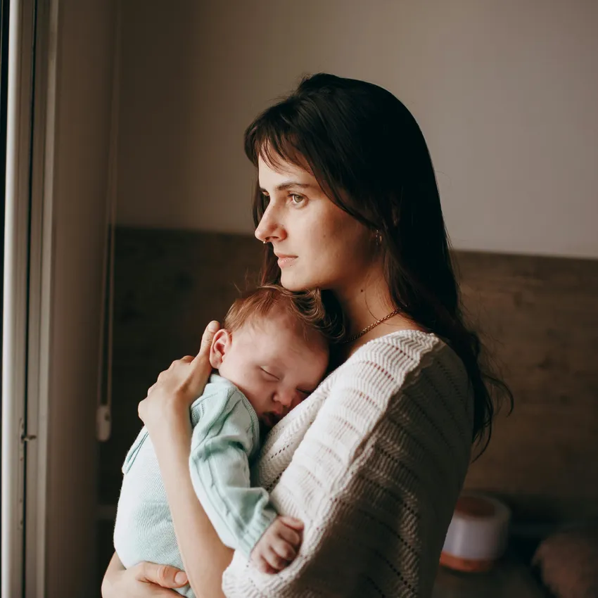 Woman and child