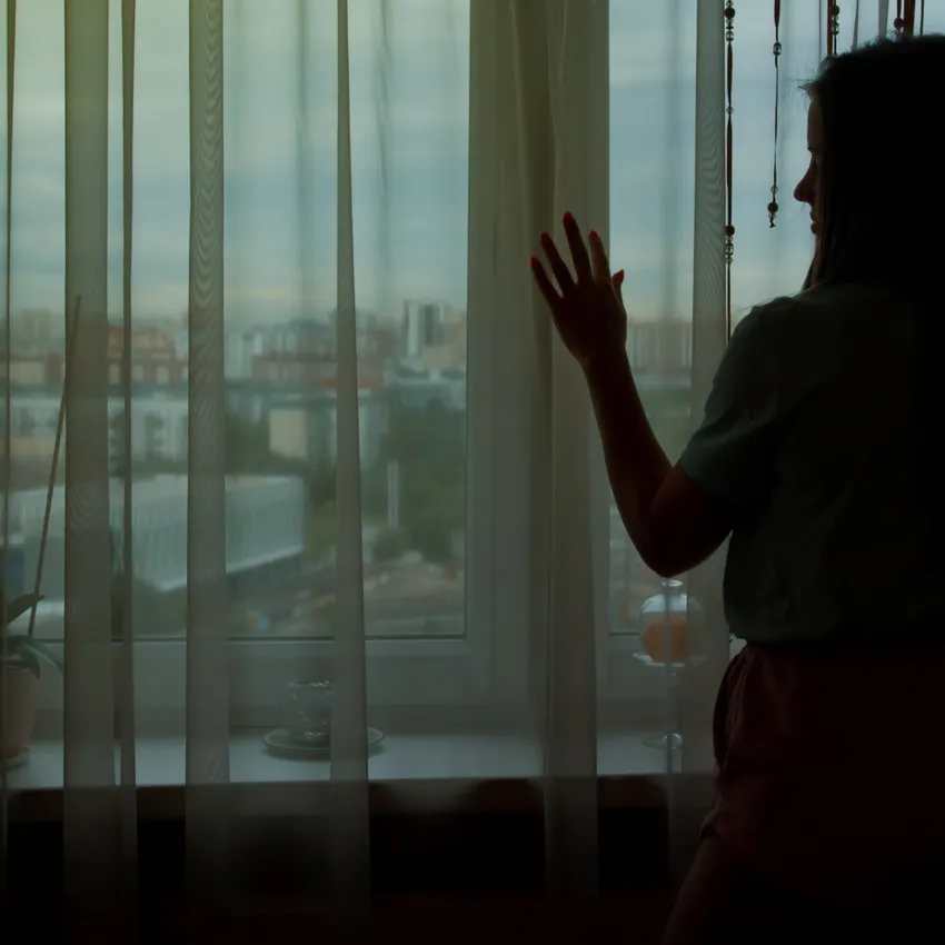 Woman at window