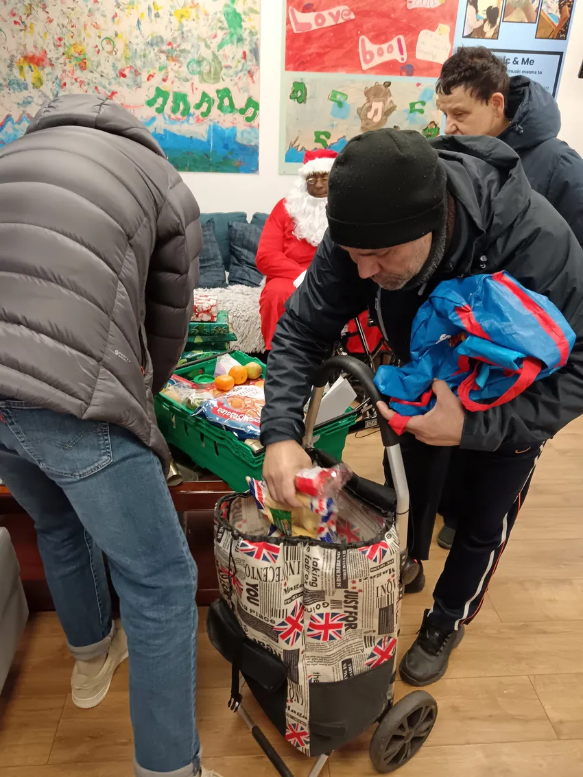 Christmas Food Handout
