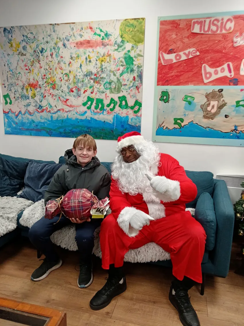 Santa with Kid
