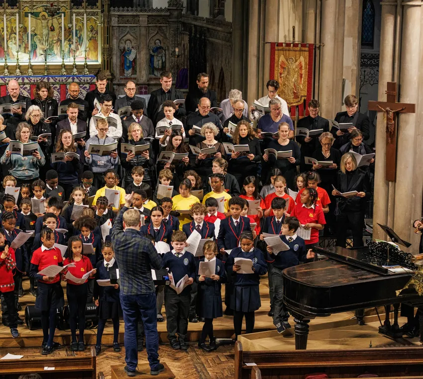 Singers of all ages coming together for one of our Community Concerts
