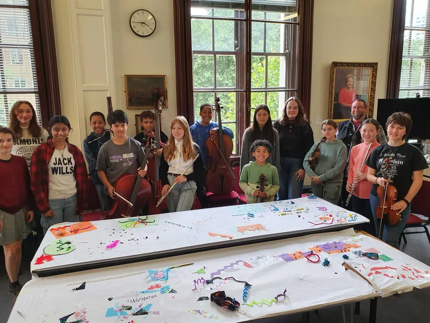 Children at a workshop