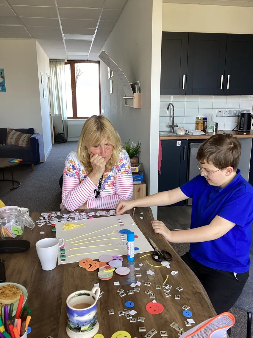 Child with Therapeutic Practitioner