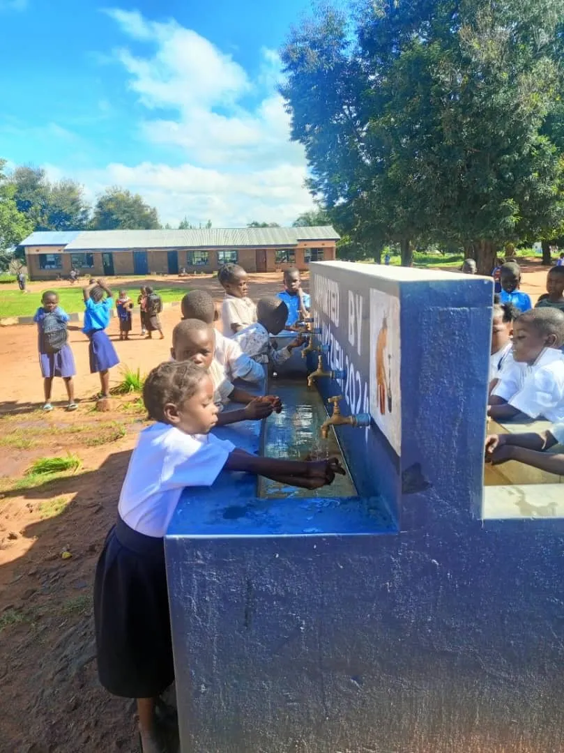 Handwashing station Kalasa School.