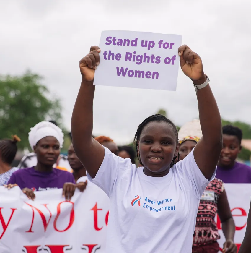 Alice Atieno, co-founder of Awer Women’s Empowerment, one of The Circle’s grassroots partners in Kenya.