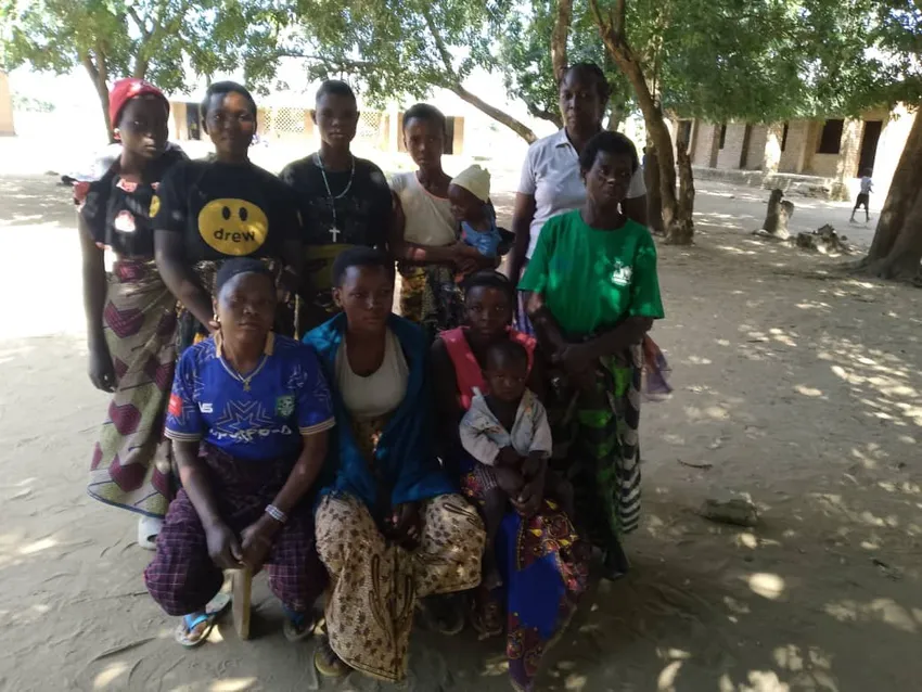 mothers group at mzinga primary school