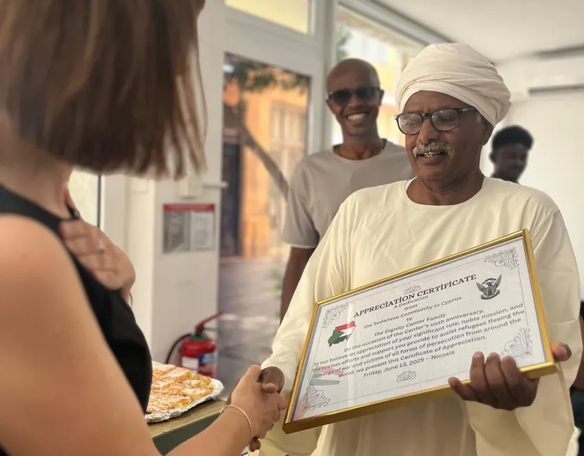 A special event arranged by the Sudanese community in Cyprus in appreciation of our support.
