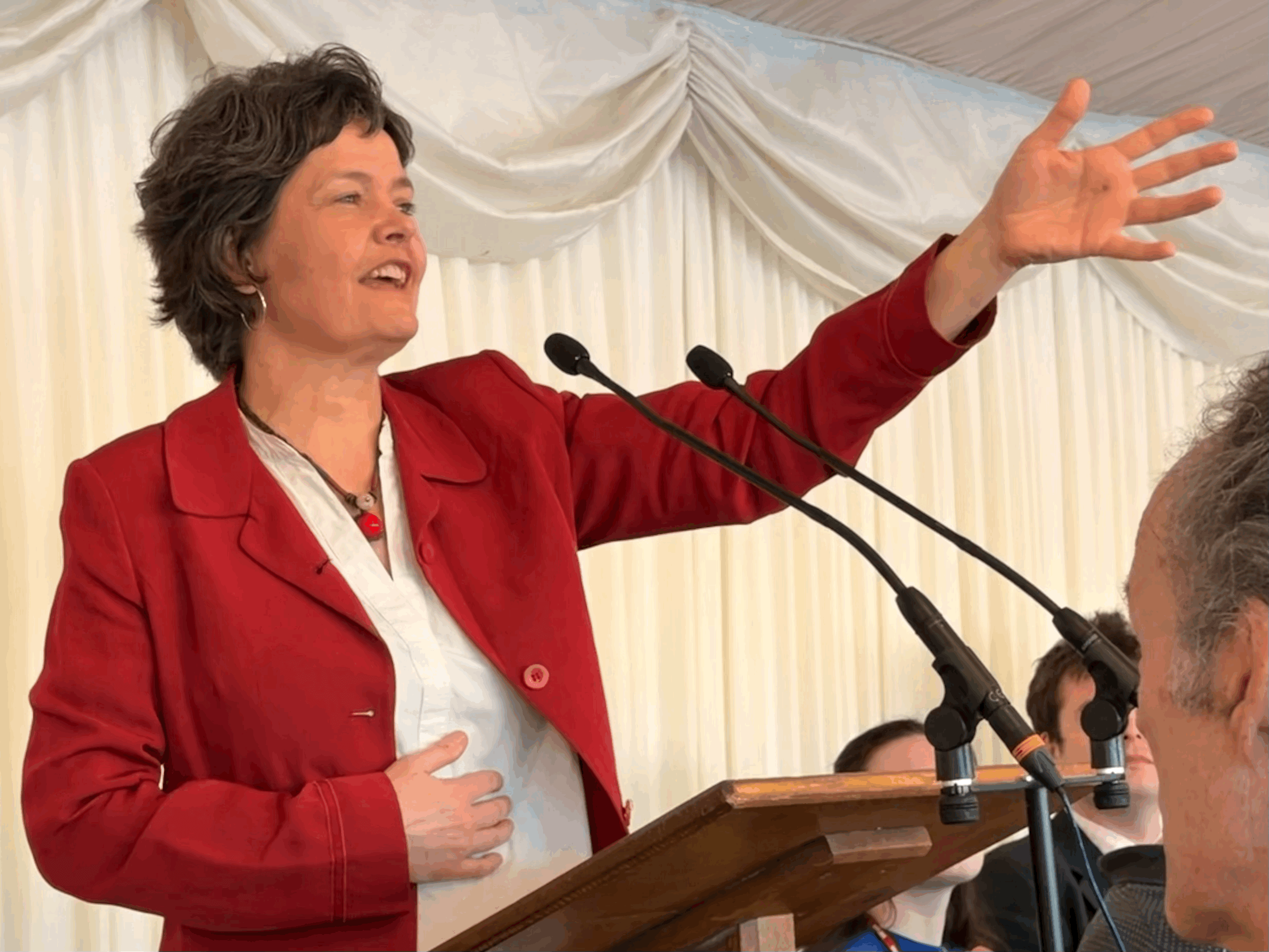 Kate Raworth speaking at GRP event at House of Lords