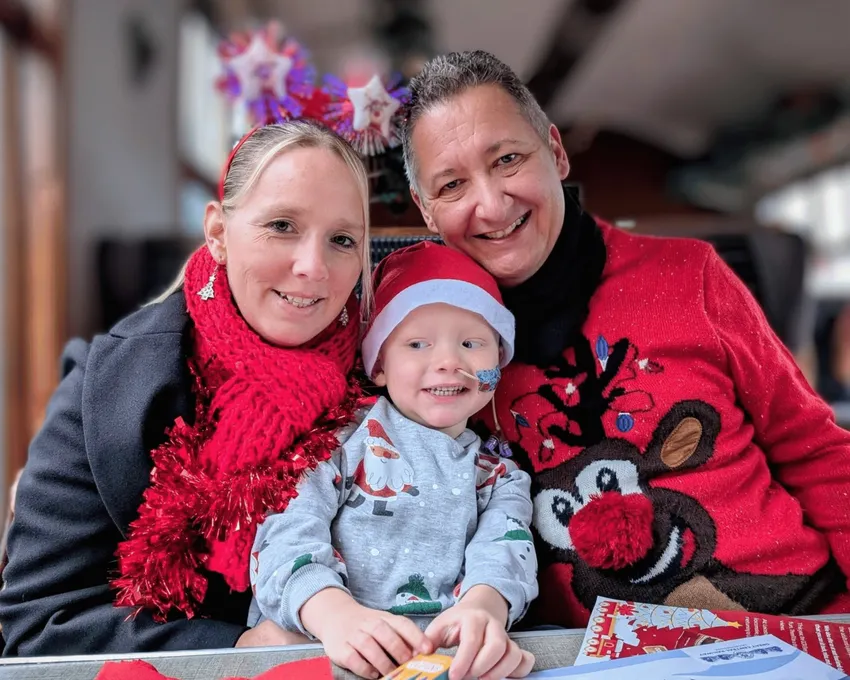 Festive fun on the Pasic Santa Steam Train